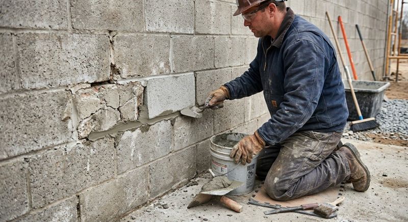Block Wall Repair in Lincoln, NE