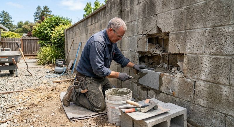 Concrete Block Repair in Ashland, NE