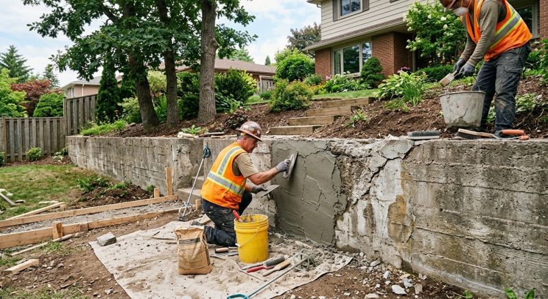 Retaining Wall Repair in Lincoln, NE