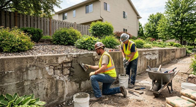 Retaining Wall Repair in Lincoln, NE