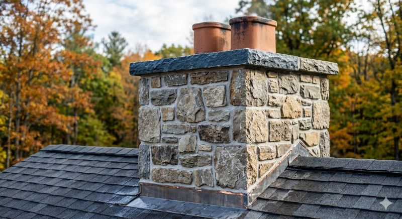 Stone Chimney Installation in Ashland, NE