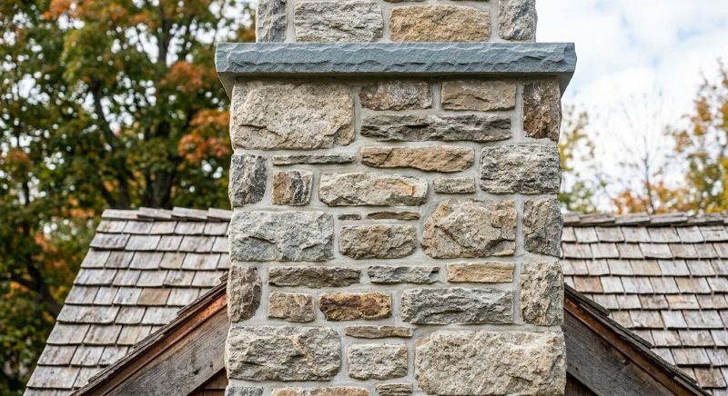 Stone Chimney Installation in Lincoln, NE