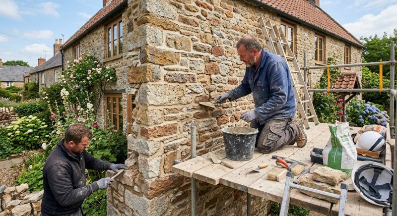 Stone Masonry Repair in Elmwood, NE