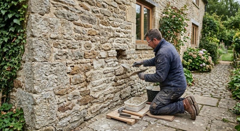 Stone Masonry Repair in Lincoln, NE