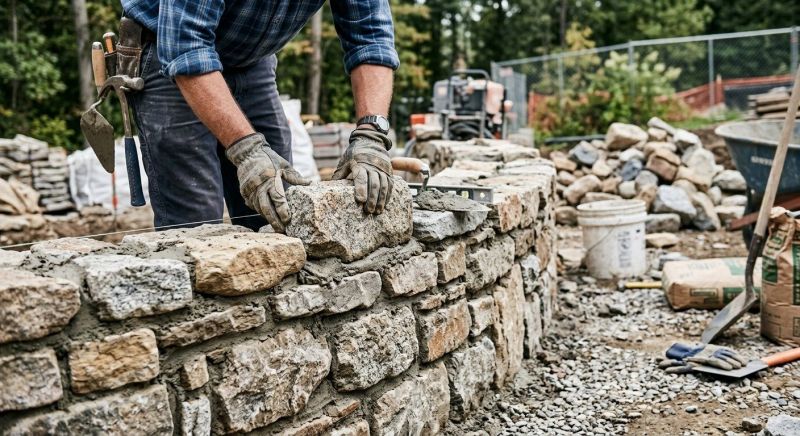 Stonework Installation in Lincoln, NE